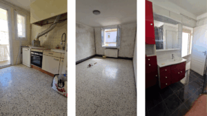 Travaux en cours La Clé Dorée avant