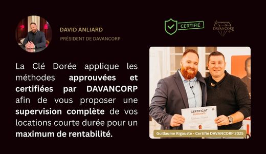 Bandeau certifié La clé Dorée